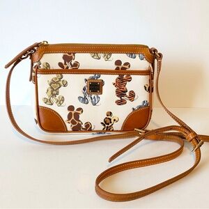 Disney Dooney & Bourke Mickey Mouse Silhouette Animal Kingdom Crossbody Purse